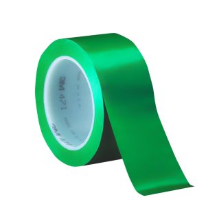 2″ Width, 3M 481 Vinyl Floor Marking Tape Green Colour