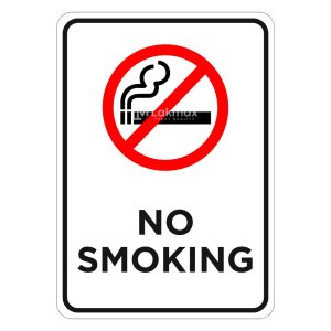 No Smoking Sign, Indoor/Outdoor Usage
